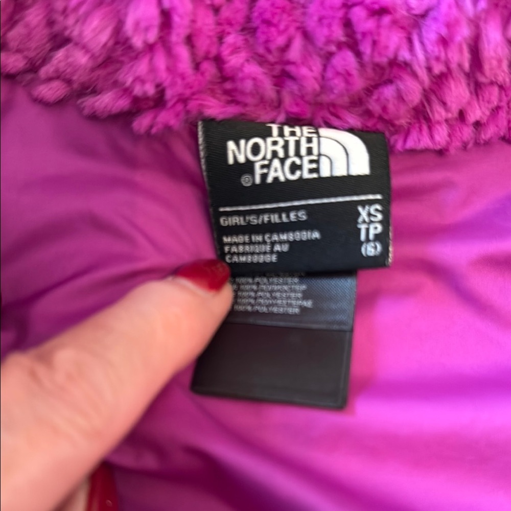 The North Face Kids' Purple Fleece Jacket - Picture 2 of 4